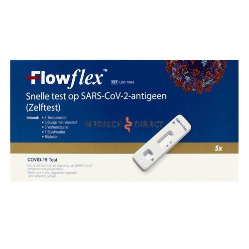 Picture of FLOWFLEX CORONA ZELFTEST ACON FLOW FLEX P/5 stuks 1000 doosjes